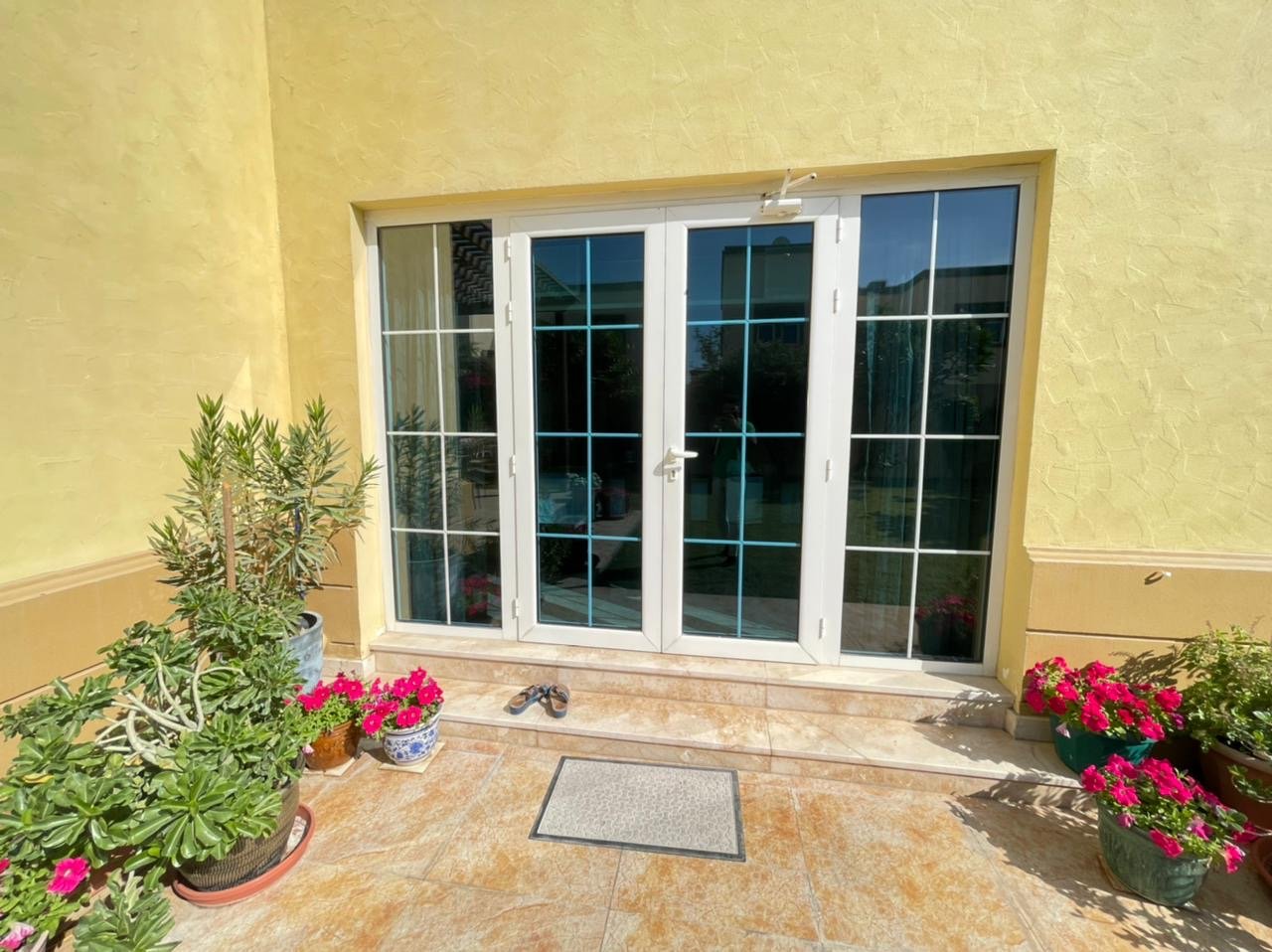 Aluminum French Doors, Villa Terrace